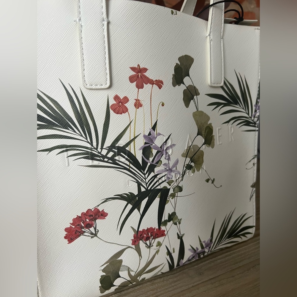 NWT Ted Baker The Icon Small Floral Tote Bag - Picture 4 of 7